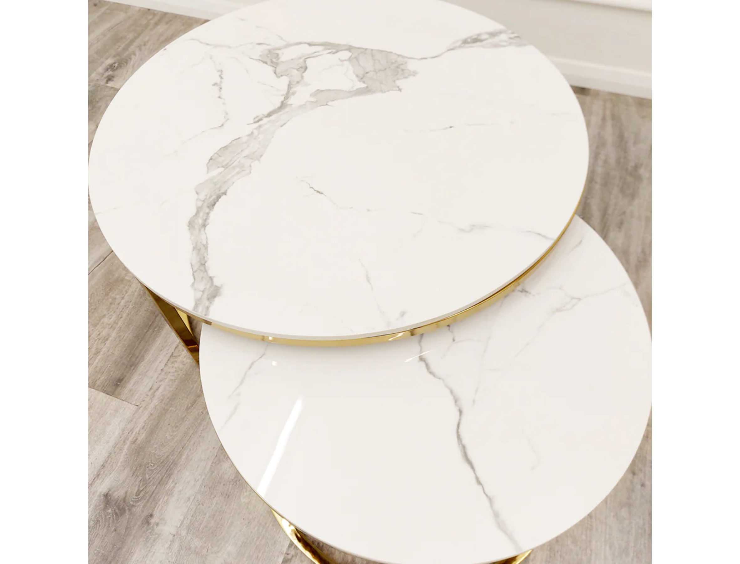 Round Gold Nest Coffee Table