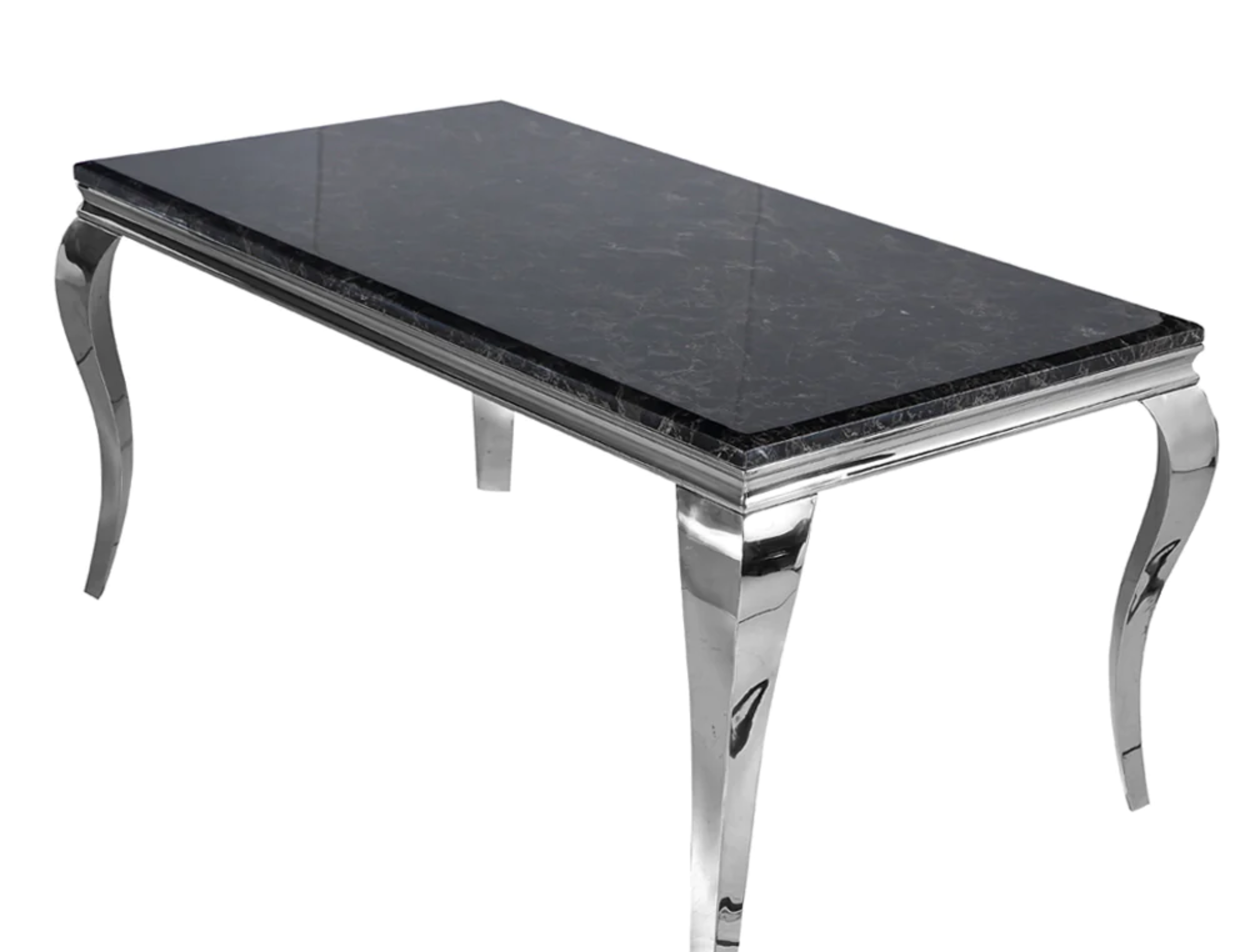 Louis Chrome Dining Table