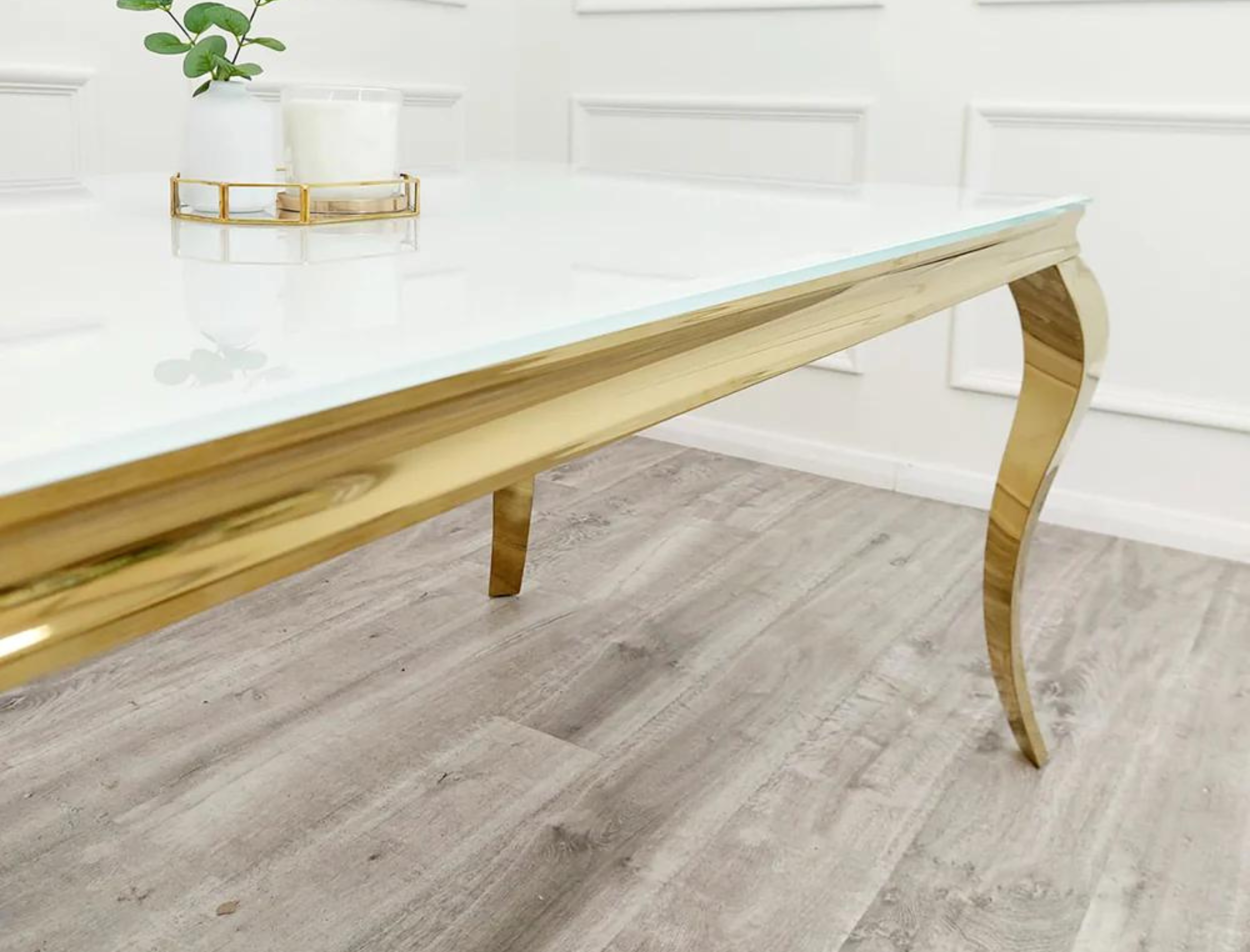 Louis Gold Dining Table