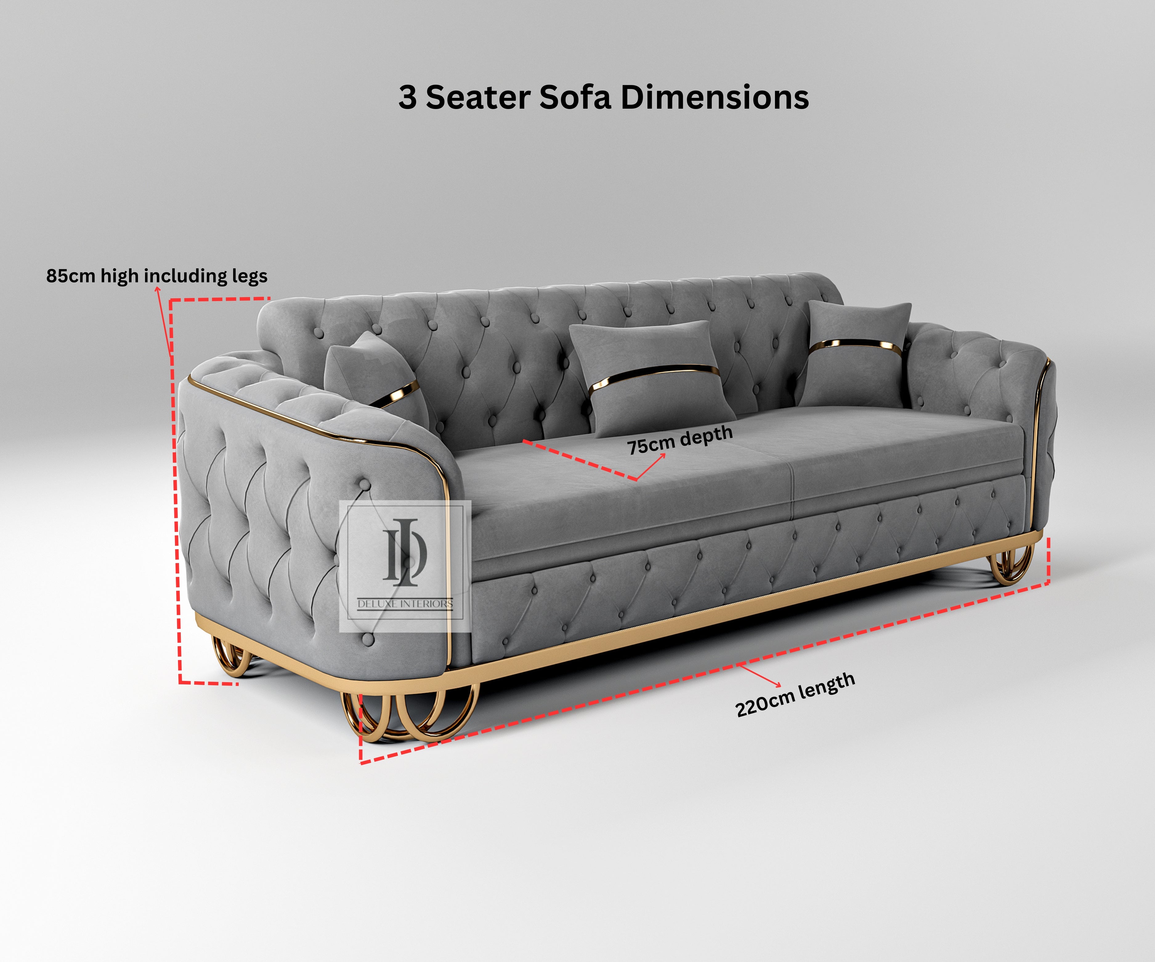 Almira sofa - Dark Grey