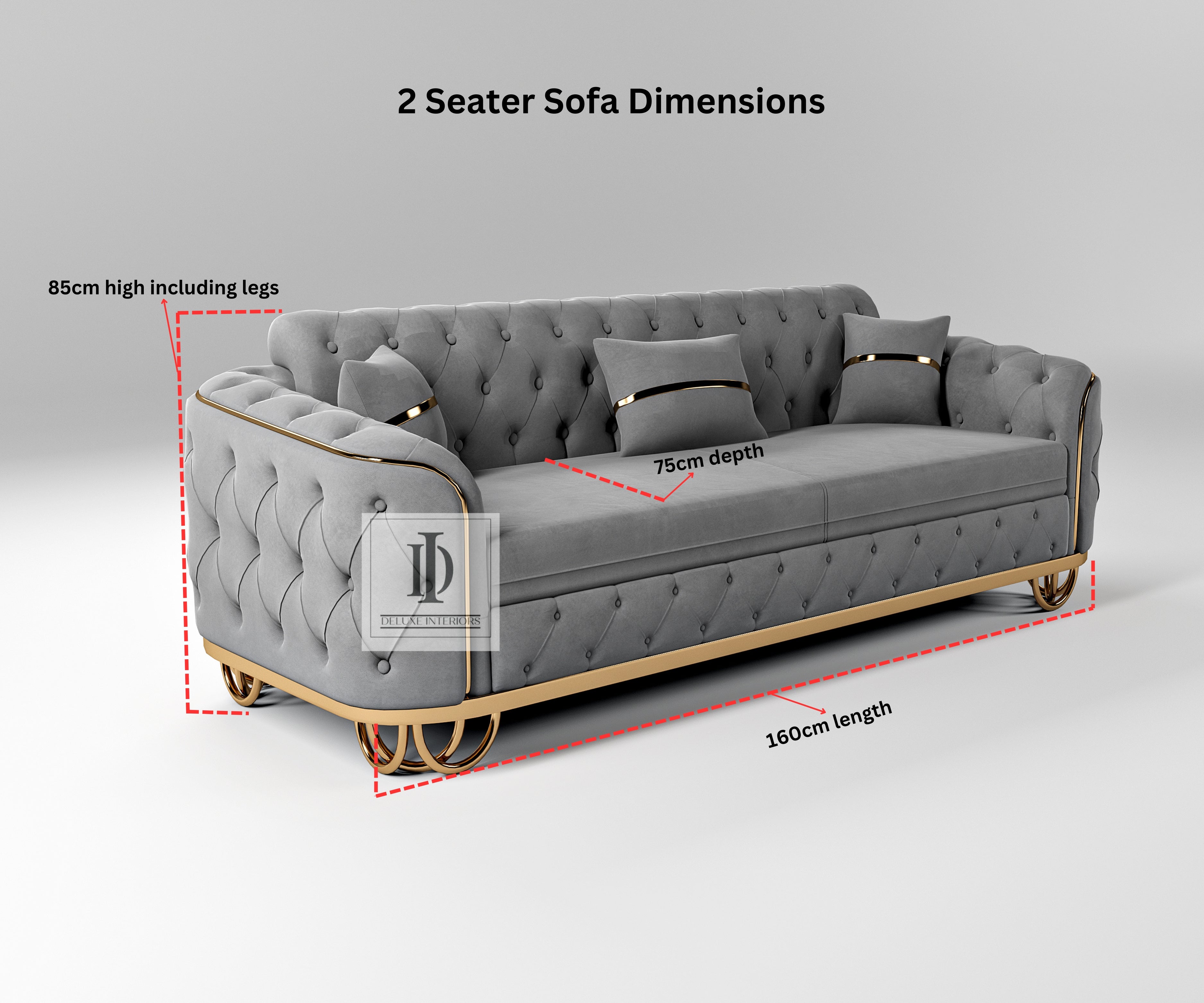 Almira sofa - Dark Grey