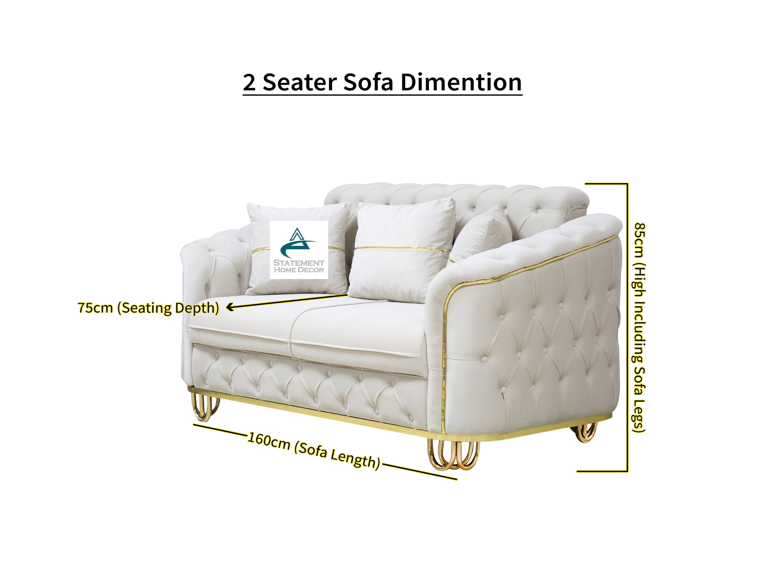 Almira sofa - Cream